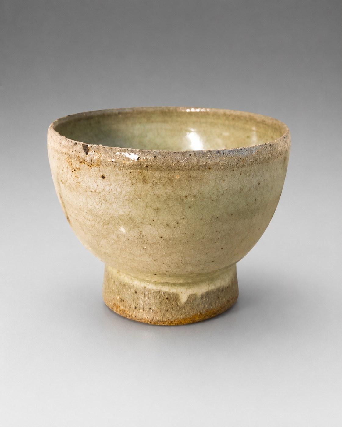 Hamada Shoji — Chawan / Tea Bowl. A Stoneware chawan [tea bowl], Japanese stoneware, Showa period, 20th century.